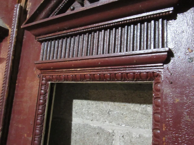 ~ Antique Carved Oak Double Entrance French Doors ~ 46.25 X 82.75 ~ Salvage 6