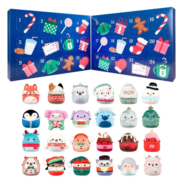 WEIHNACHTEN 24 MICROMALLOWS Holiday Adventskalender, 2025 Squishmallows ...