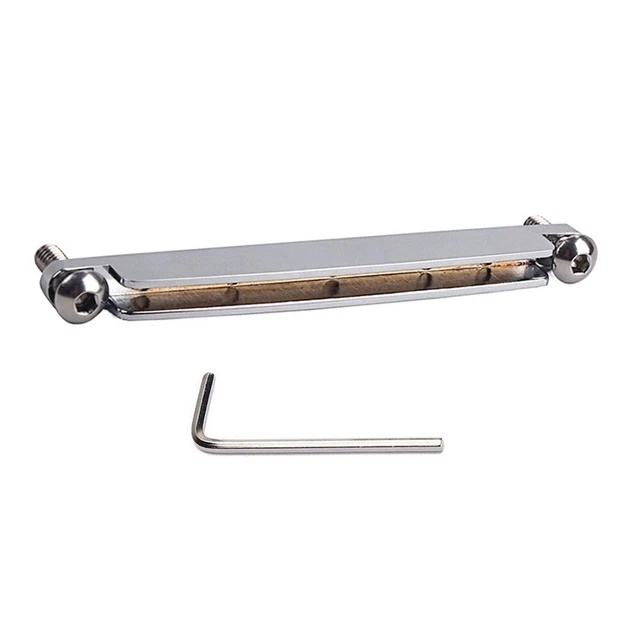 1 Set Di Ponte In Palissandro Per Chitarra Acustica + Dado A Sella Per - Foto 3