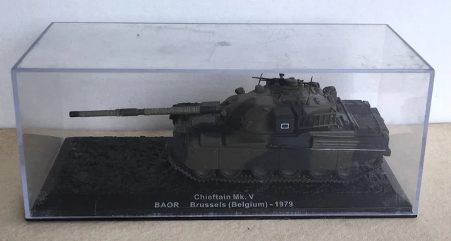 Char Chieftain MK.V BAOR Belgique 1979 - Maquette 1/72 IXO - Neuf Dans Boîte D'origine