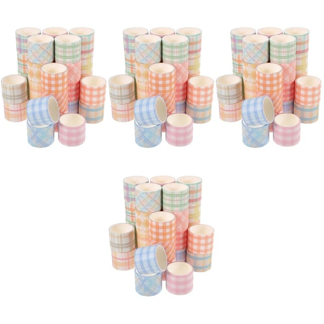120 rollos de álbum de recortes cinta Washi bloc de notas cinta de impresión cuaderno cinta Washi