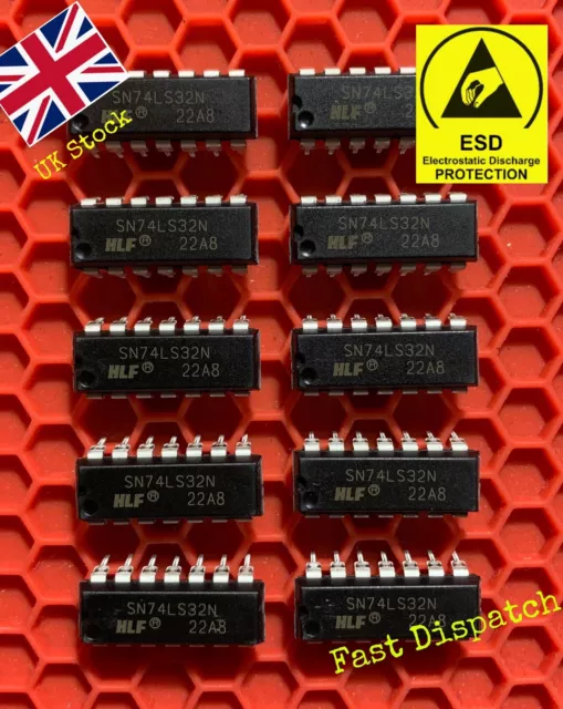 10pcs Deal SN74LS32 Quad 2-input Bipolar OR Gates NEW Stock in UK