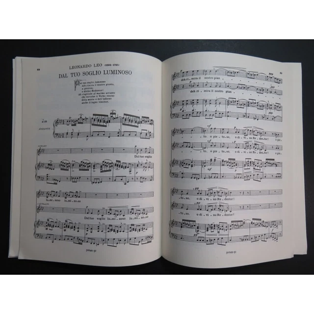 Arie Antiche ad una Voce 30 Pièces Chant Piano 1989 6
