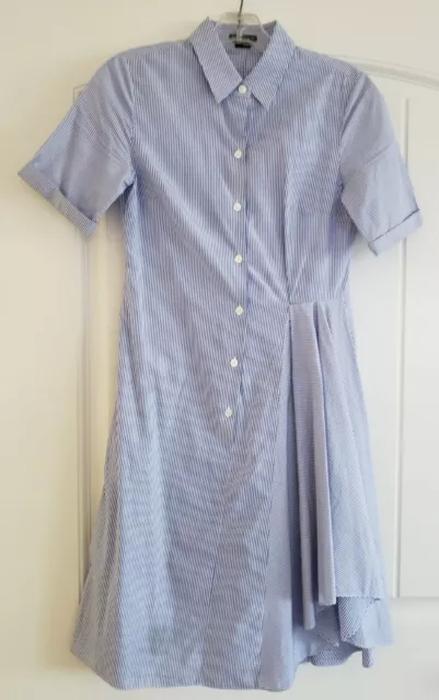 Theory Women Modele Diaz Express Shirts Style Dress 100% Cotton Size 0