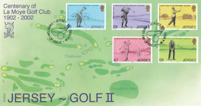 (101132) Golf II GB Jersey FDC 2002