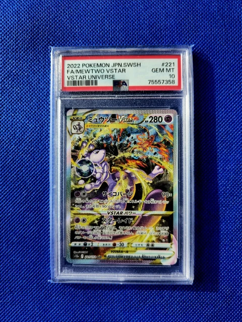 PSA 10 Mewtwo Vstar 221/172 Vstar Universe - GEM MINT Japanese Pokemon Card
