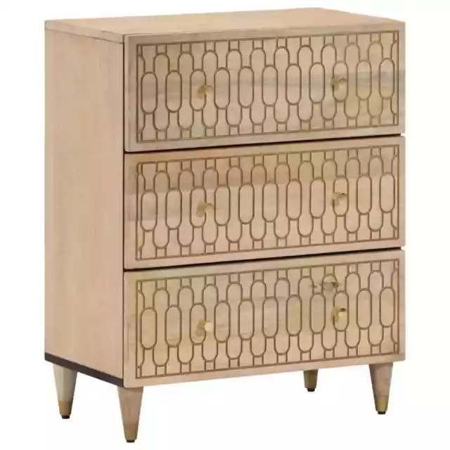 Side Cabinet Storage Buffet Cupboard Sideboard Solid Wood Mango vidaXL