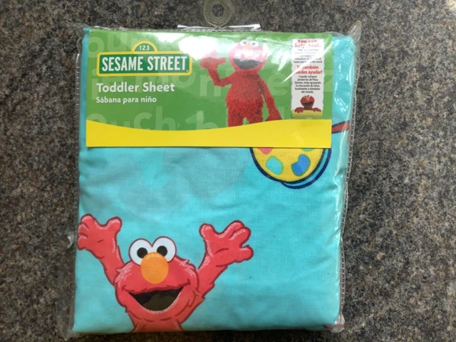 SESAME STREET ELMO Toddler Sheet 28 inches by 52 inches brand new ...