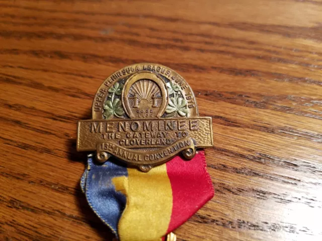 VINTAGE 1915 KNIGHTS OF PYTHIAS 13th ANNUAL CONVENTION PIN 3