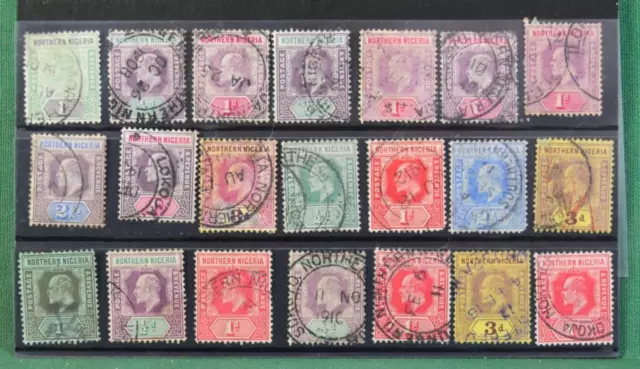 Northern Nigeria Stamps 21 On Stock Card Used (Z71)