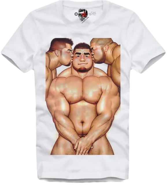 Massive Lover Boy T-Shirt Gay Sumo Wrestler Bodybuilder Japan Lgbtq Lgbt 5730