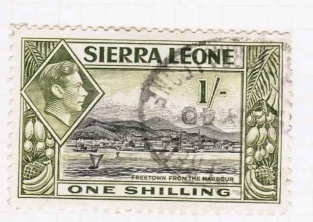 Sierra Leone KGVI 1938-44 SG 196 1/- Fine Used