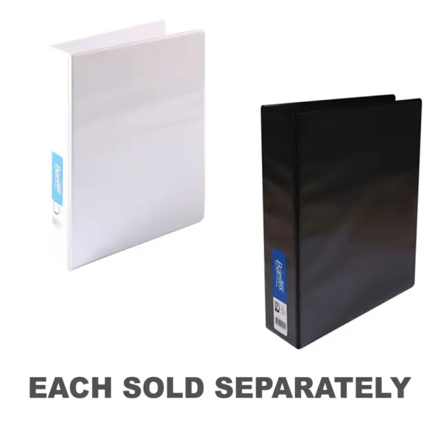 Bantex A4 2D-Ring insert Binder 38mm Durable Strong Eco Friendly Polypropylene