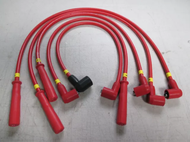 ESCORT MK1,MK2, XFLOW, MAGNECOR KV85 HT LEADS. 8.5mm  RED, COMPETITION HT LEADS