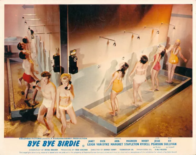 Bye Bye Birdie Original Lobby Card Girls In Showers Ann-Margret Janet Leigh