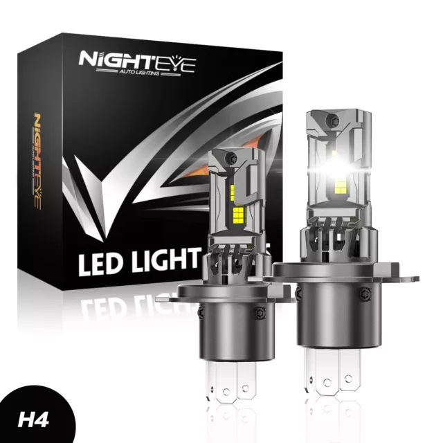 NOVSIGHT 2X H4 Led Lampade 30000LM 70W COB Fari Lampadine 6500K Bianco Non Error