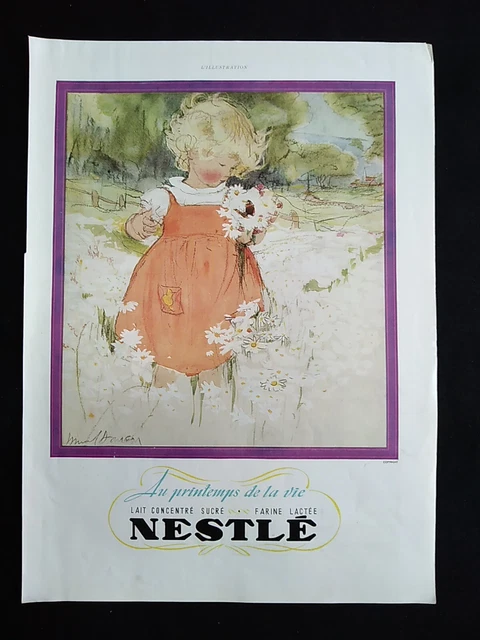 PUBLICITÉ ANCIENNE SUR carton decoupe EUR 50,00 - PicClick FR