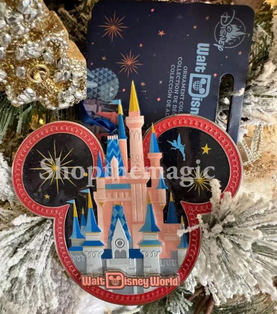 2024 DISNEY WORLD Magic Kingdom Epcot Mickey Icon 4 Parks Large Metal