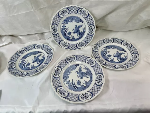 Masons Old Chelsea Dinner Plates 10.5inch Diameter Set Of 4 England