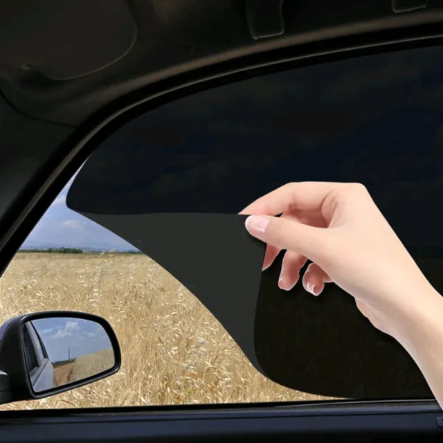 2x Electrostatic Sun Shade Film Sticker UV Block Decal Protector Car Accessories