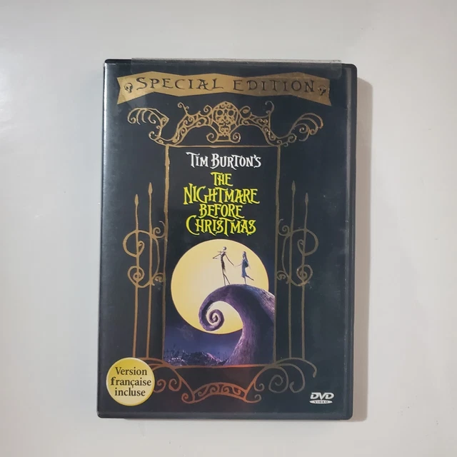 The Nightmare Before Christmas Dvd 2000