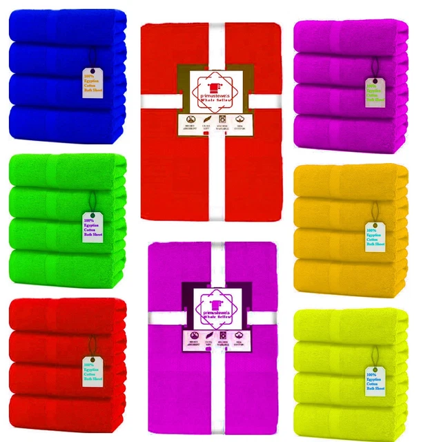 Extra Large Super Jumbo Bath Sheet 100% Egyptian Cotton Premium Quality & Soft