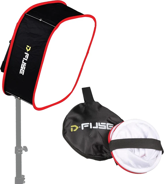 "Panel de luz LED grande D-Fuse caja suave: apertura de 12""X12"", luz portátil plegable D