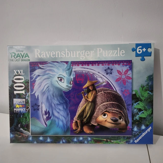 RAVENSBURGER DISNEY RAYA and The Last Dragon 100 XXL Piece Jigsaw ...
