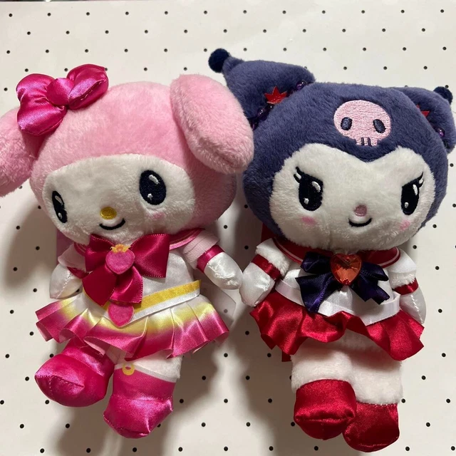 SAILOR MOON SANRIO Kuromi Mars My Melody Chibi Moon Mascot Plush Doll ...
