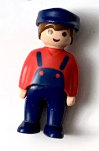 personnage figurine papa homme agriculteur fermier éleveur Playmobil 1.2.3 123