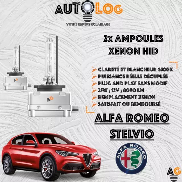 ✅ KIT 2x AMPOULES XENON HID ALFA ROMEO STELVIO ✅