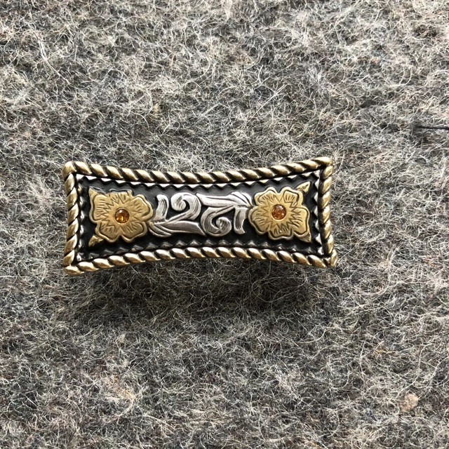 ZIERNIETE CONCHO zum Schrauben Amber Canyon 4 cm lang