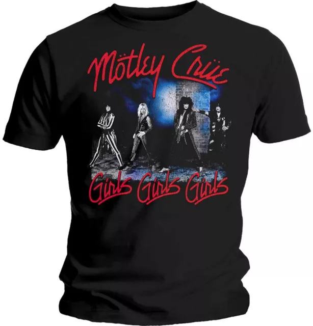 Motley Crue 'Girls Girls Girls' (Schwarz) T-Shirt