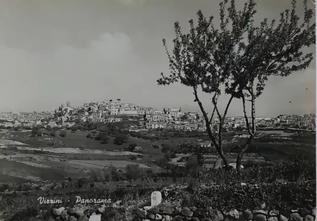 VIZZINI  ( CATANIA) Panorama  del Paese , vg 1960 f.g.