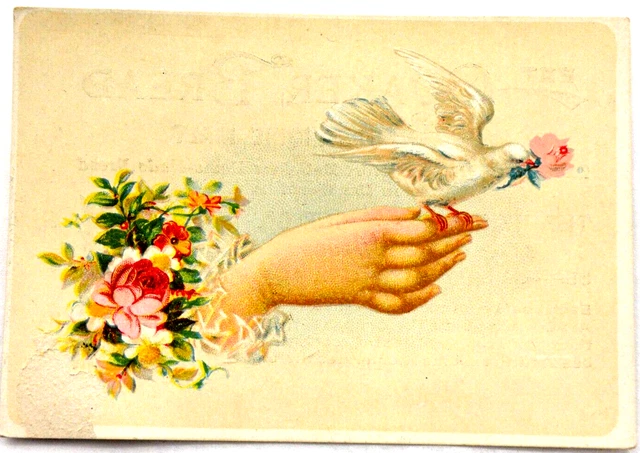 Eat Quaker Bread The Heissler & Junge Co. Chicago Victorian Trade Card