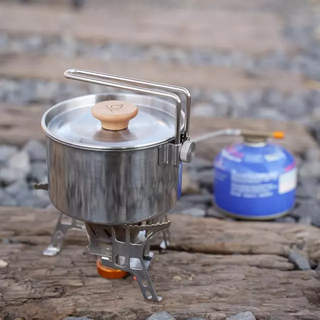 Outdoor Camping Hiking Portable Pot Tea Coffee Cooking Pot Water Kettle Teapot