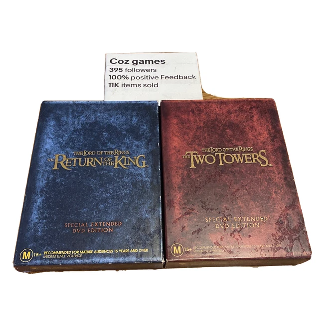 The Lord of the Rings Two Towers & Return Of The King Special Extended Editions