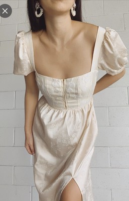 for love and lemons dress large darby jacquard NWT