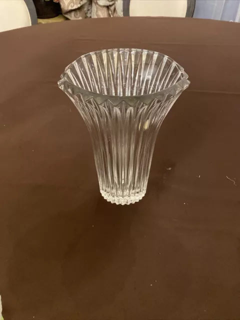 24%  Lead Crystal  bud vase.