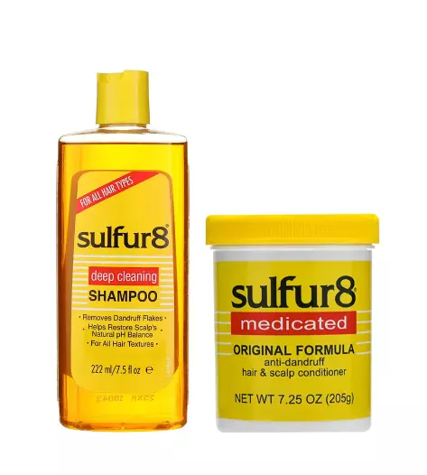 Sulfur8 Anti-Dandruff Hair & Scalp Care Shampoo 7.5oz + Conditioner 7.5oz Duo