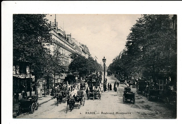 C14301 - Une Carte Postale Ancienne - PARIS - Boulevard Montmartre