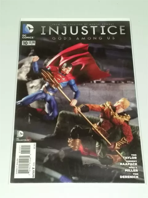 Injustice Gods Among Us #10 Figure Variant Nm (9.4 Or Better) Dc December 2013