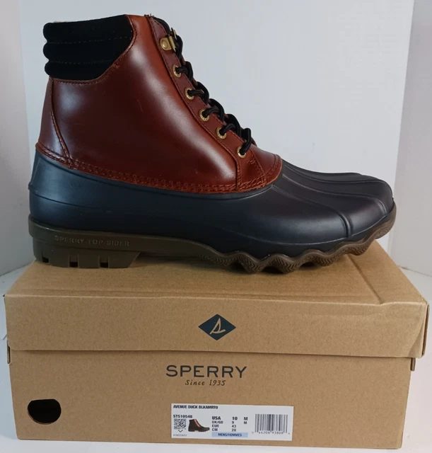 Men's Avenue Duck Boot in Dark Tan and Brown by Sperry