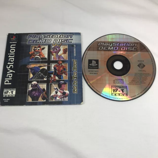 PlayStation Underground Demo Disc Version 1.3 (Sony PS1) *COMPLETE