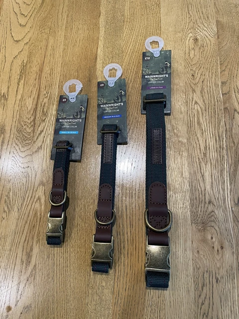 Wainwrights leather 2025 dog collar