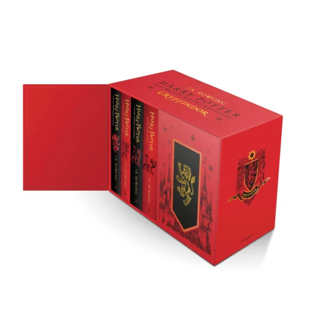 J. K. Rowling Harry Potter Gryffindor House Editions Hardback Box Set