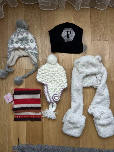 Set cappello invernale/sciarpa ragazza x5 - taglia 7-10 anni - TU / Matalan / P