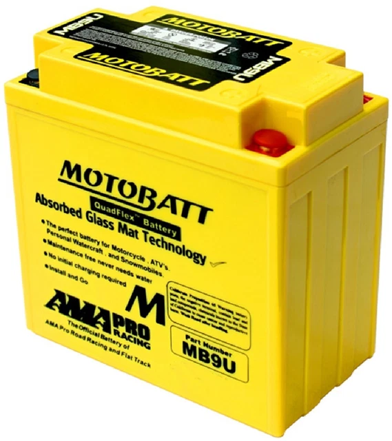 New Motobatt Battery For Gilera XR1 XR2 E-Starter 125cc 12N7-4A 12N7-4B 12N9-3A