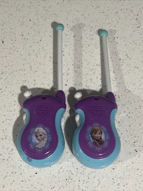 Disneys Frozen Elsa & Anna Walkie Talkie (see descript)