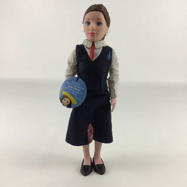 Madeline Doll Teacher Miss Clavel 10" Paris Chaperone Vintage Learning Curve Toy